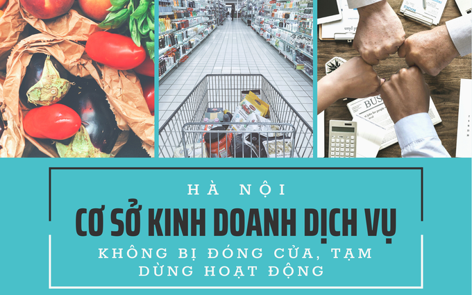 Những cơ sở kinh doanh dịch vụ nào ở Hà Nội không bị đóng cửa, tạm dừng hoạt động?