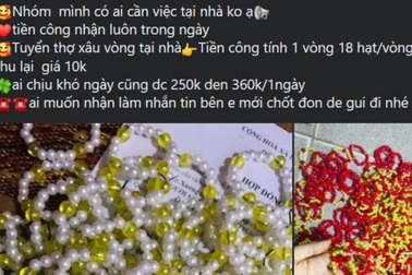 Kiếm việc làm tại nhà trong dịch Covid-19, "dở khóc, dở cười" vì...bị lừa