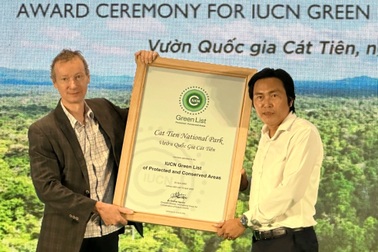 Cát Tiên là Vườn Quốc gia đầu tiên ở Việt Nam đạt danh hiệu Danh lục Xanh