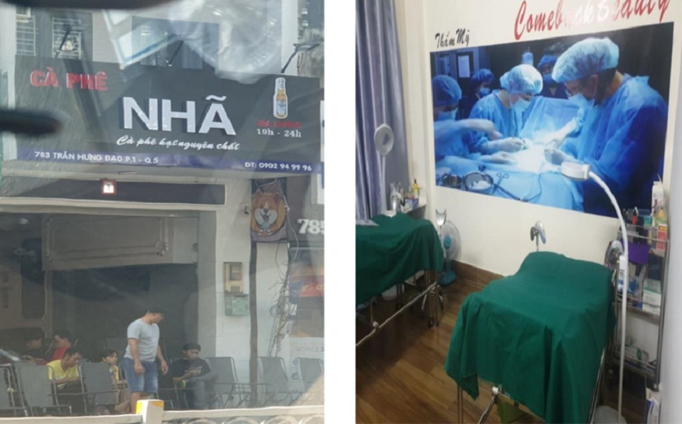 Cơ sở phẫu thuật thẩm mỹ vùng kín trá hình trong… quán cà phê - 1 Cơ sở phẫu thuật thẩm mỹ vùng kín trá hình trong… quán cà phê - 1