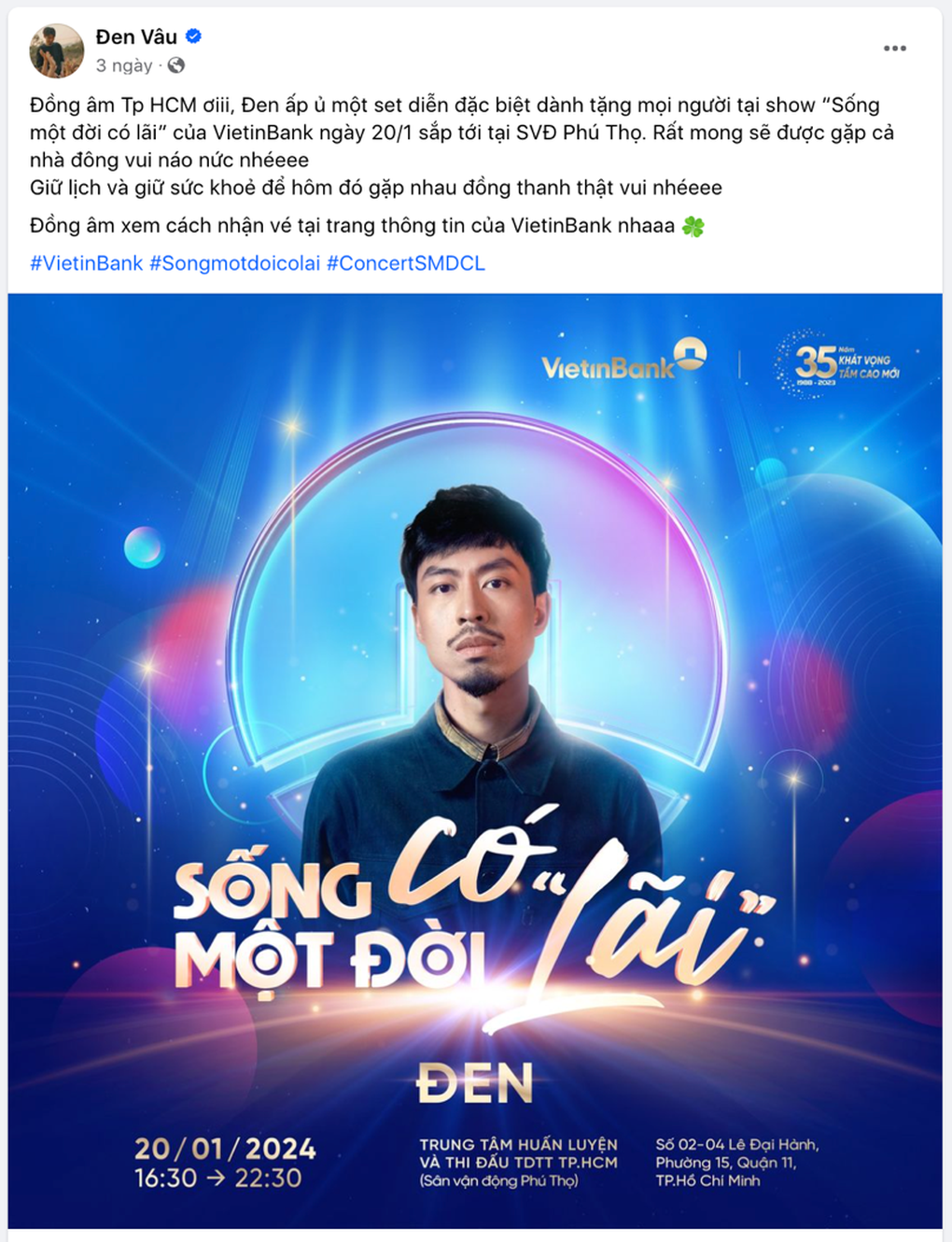 Đen Vâu, Hà Anh Tuấn, Tóc Tiên… góp mặt trong concert của VietinBank - 3