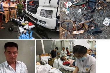 Vụ xe container tông 4 người tử vong: Bắt tạm giam tài xế