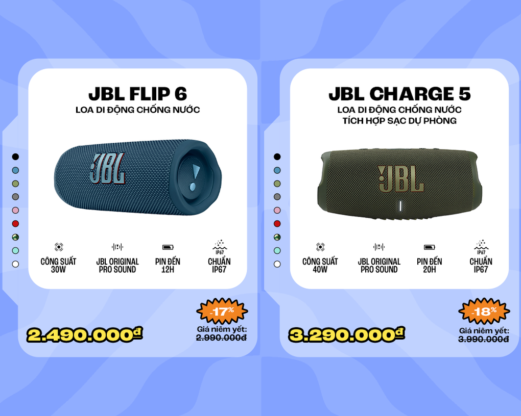 Chương trình khuyến mãi JBL Summer Sale: Ưu đãi lên đến hàng triệu đồng - 3 Chương trình khuyến mãi JBL Summer Sale: Ưu đãi lên đến hàng triệu đồng - 3