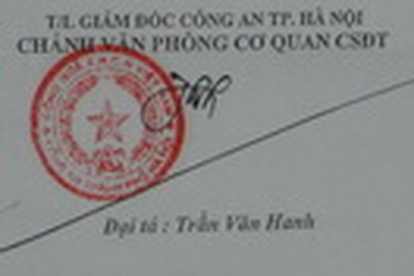Đã chuyển nội dung 2 vụ việc đến Công an huyện Mê Linh và Công an huyện Thường Tín giải quyết