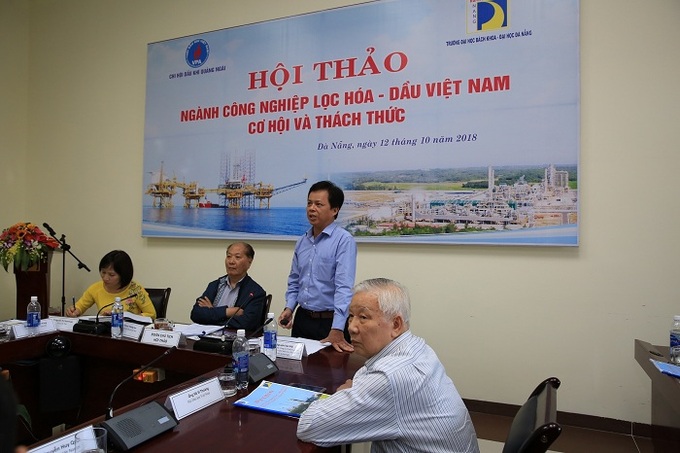 Ông Nguyễn Văn Hội, Phó Tổng giám đốc BSR nêu bật các thách thức của NMLD Dung Quất. 