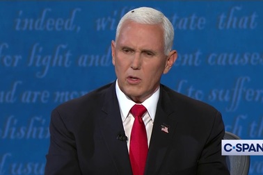 Bầu cử Mỹ: Ruồi đậu trên đầu ông Pence trong tranh luận gây “bão mạng”