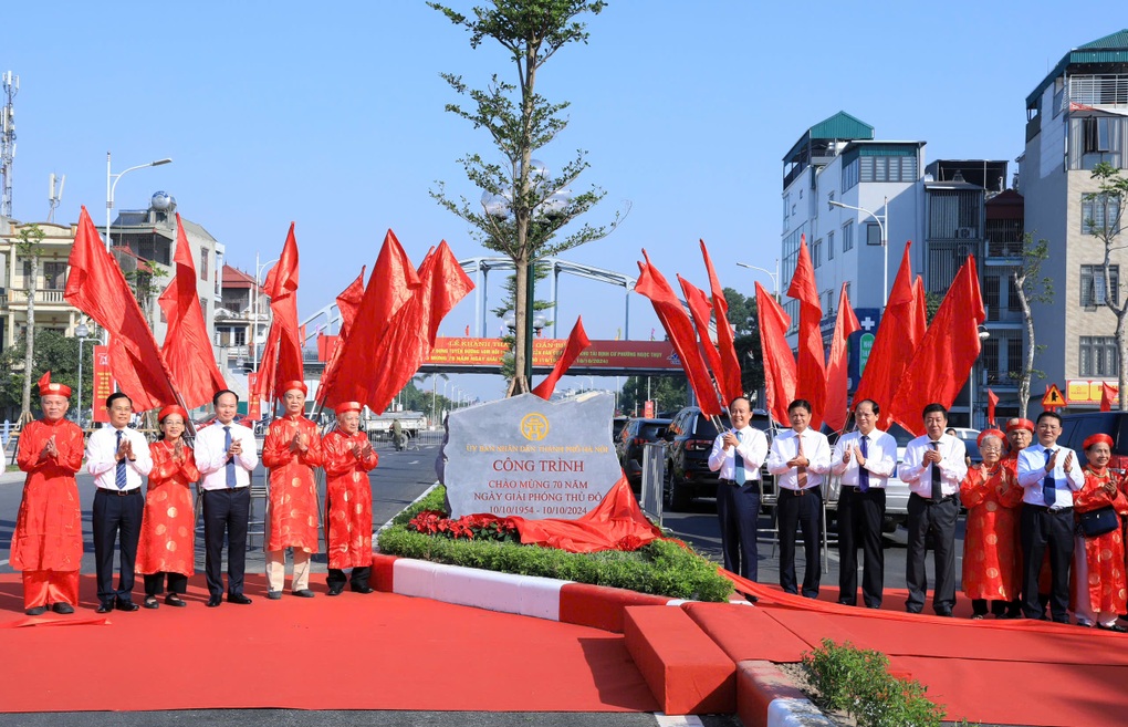 Hà Nội thông xe tuyến đường hơn 1.200 tỷ đồng dài 1,5km - 1 Hà Nội thông xe tuyến đường hơn 1.200 tỷ đồng dài 1,5km - 1