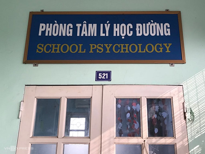 Phòng Tâm lý học đường trong trường THPT Nguyễn Bỉnh Khiêm (Hà Nội). Ảnh: Dương Tâm