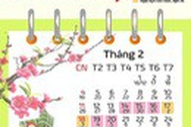 Lịch nghỉ Tết âm lịch 2019: Tổng LĐLĐ VN, VCCI chọn các phương án khác nhau