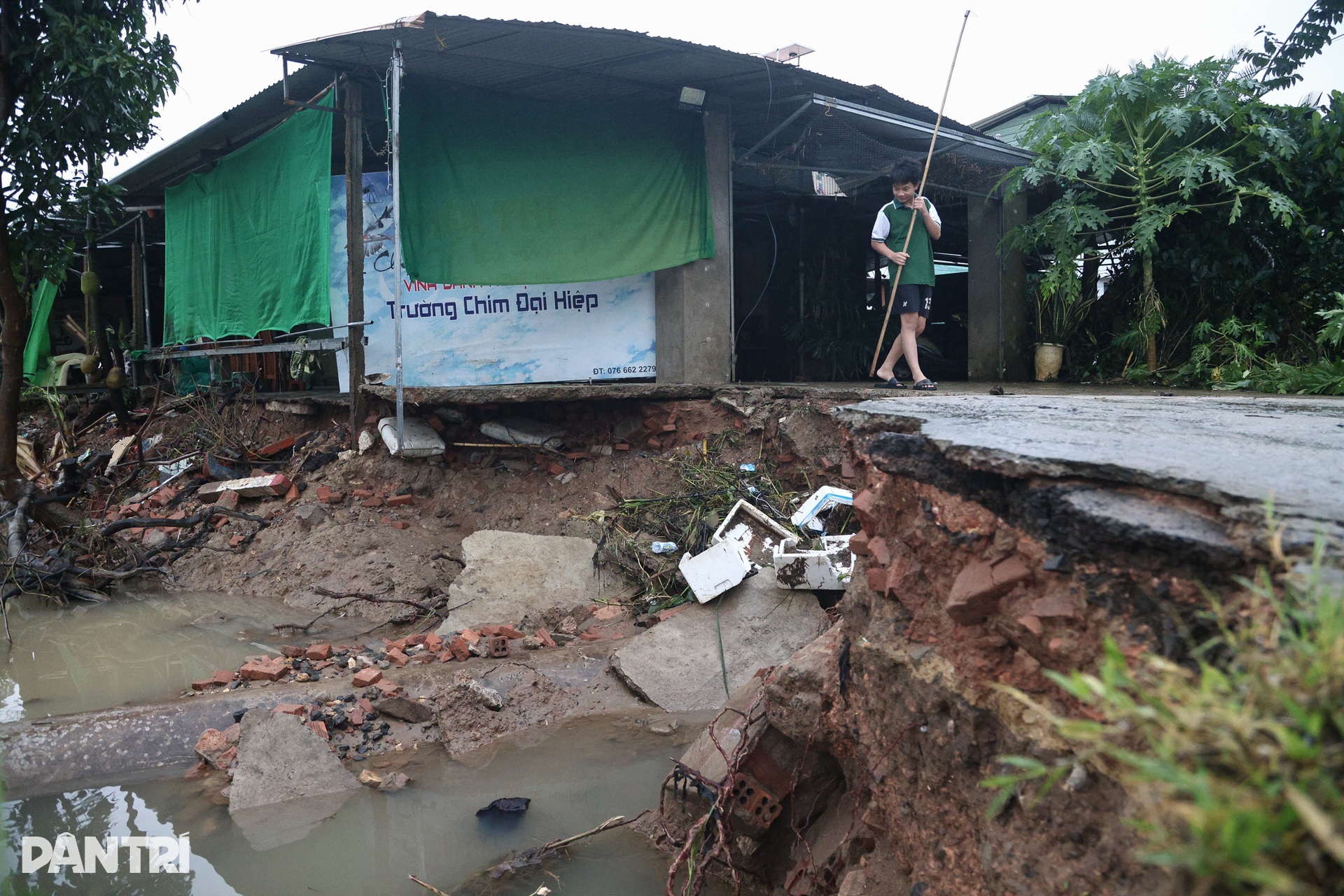 Bàng hoàng sau lũ dữ: Nhà cửa đổ sập, đường xá nứt toác - 4