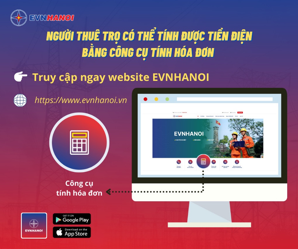 EVNHANOI hướng dẫn cách tính giá bán điện cho người thuê nhà ở Hà Nội - 2 EVNHANOI hướng dẫn cách tính giá bán điện cho người thuê nhà ở Hà Nội - 2
