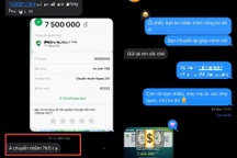 Tiền ship 75.000 đồng chuyển nhầm 7,5 triệu: Tài xế chủ động trả lại tiền