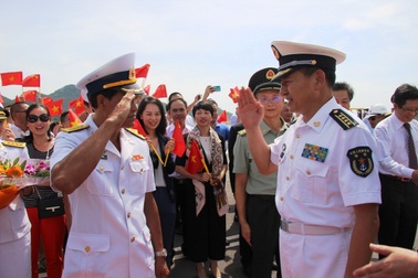 3 tàu Hải quân Trung Quốc thăm Cảng quốc tế Cam Ranh
