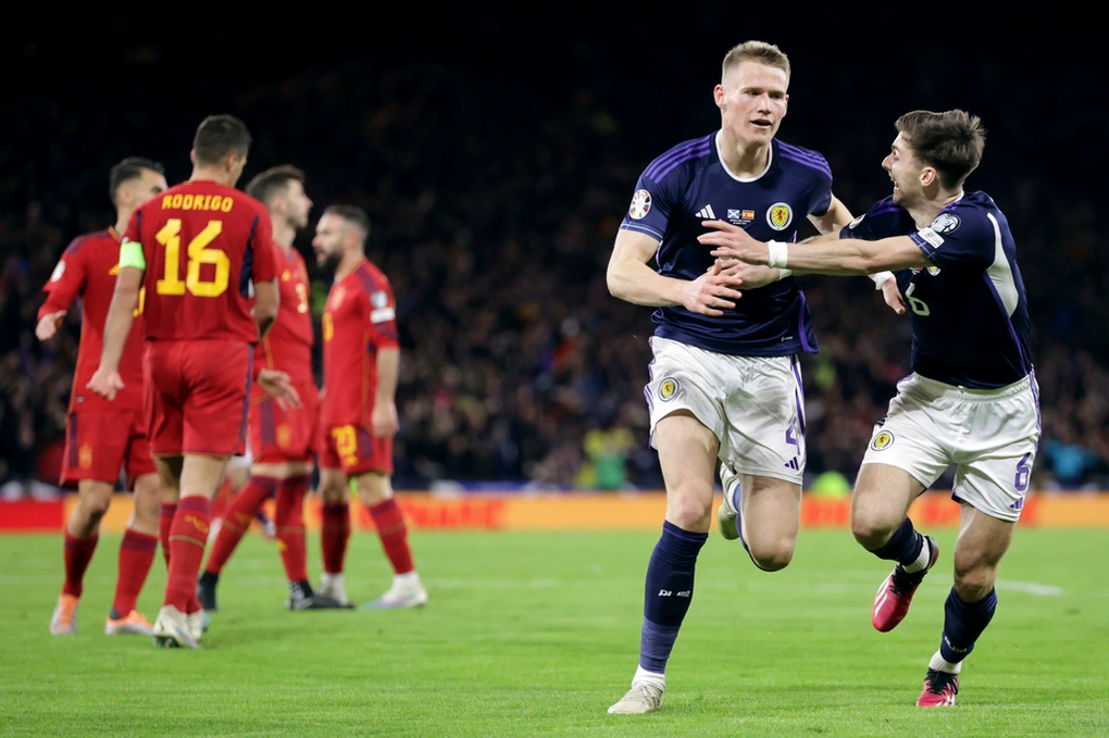 Ngôi sao Man Utd giúp Scotland hạ Tây Ban Nha, Đức thất bại trước Bỉ - 1 Ngôi sao Man Utd giúp Scotland hạ Tây Ban Nha, Đức thất bại trước Bỉ - 1