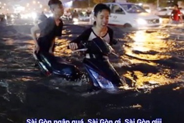 Clip nhạc chế "Sài Gòn ngập lắm Sài Gòn ơi"