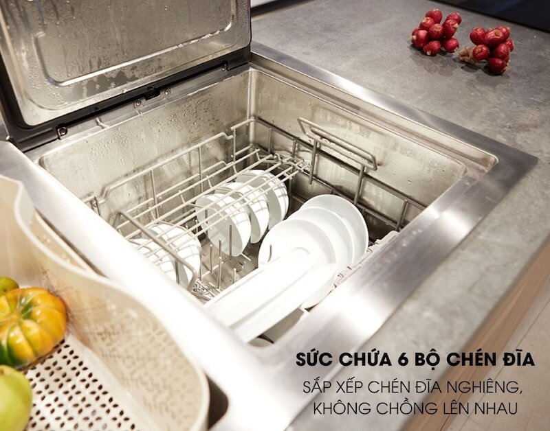Máy rửa bát Malloca WQP6-890F4 sự kết hợp hoàn hảo giữa thẩm mỹ và hiệu năng