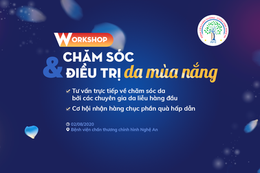 Workshop “Chăm sóc và điều trị da mùa nắng” - Cơ hội soi da và tư vấn miễn phí bởi chuyên gia da liễu đầu ngành