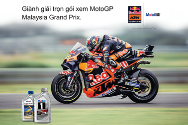 Mua dầu Mobil có cơ hội xem đua xe MotoGP tại Malaysia