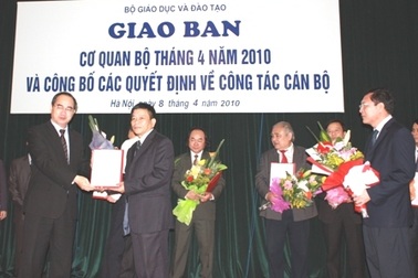Bộ GD-ĐT thay đổi nhiều nhân sự