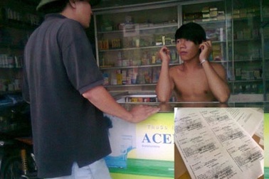 Tràn lan giấy thanh toán bảo hiểm xã hội ở... hiệu thuốc Tây