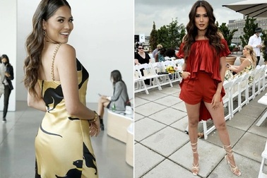 Tân Hoa hậu Hoàn vũ tỏa sáng tại tuần lễ thời trang New York