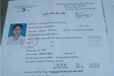 ĐH Đà Nẵng thông tin chỗ trọ giá rẻ ngay trên giấy báo dự thi