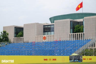 Lộ diện khán đài 30.000 chỗ phục vụ đại lễ A80 trên Quảng trường Ba Đình