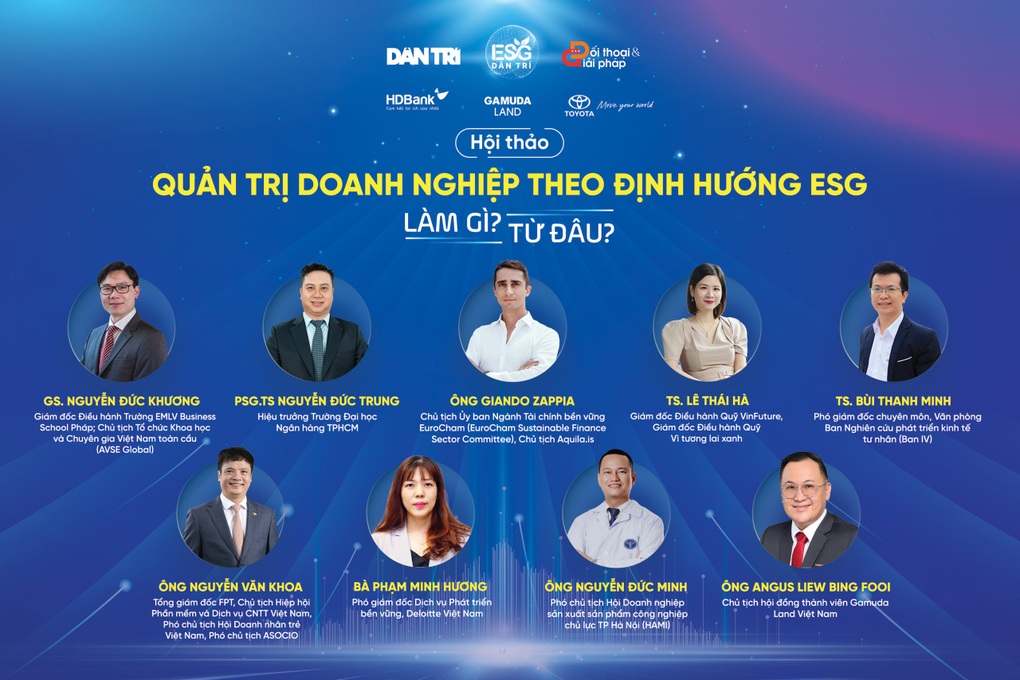 Báo Dân trí tổ chức hội thảo về quản trị doanh nghiệp theo định hướng ESG - 2 Báo Dân trí tổ chức hội thảo về quản trị doanh nghiệp theo định hướng ESG - 2
