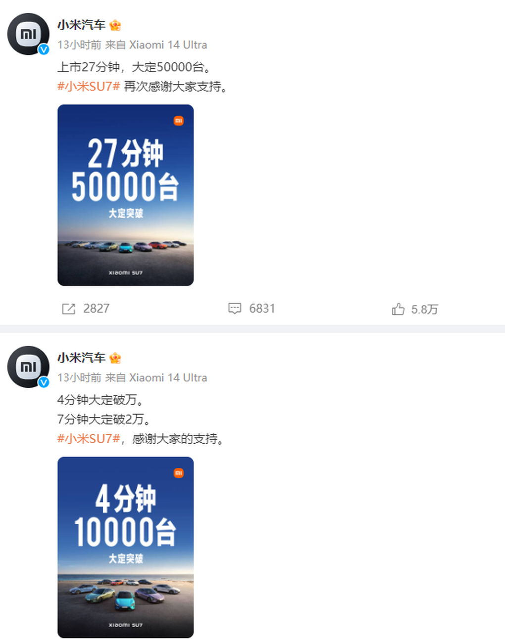 Ô tô điện của Xiaomi cháy hàng sau chưa đầy nửa tiếng mở bán - 2