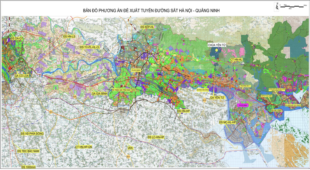 Hình hài tuyến đường sắt Hà Nội - Quảng Ninh trên 152.000 tỷ đồng - 1