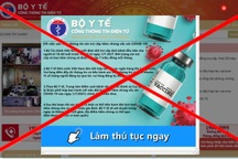 Xuất hiện trang web giả mạo Bộ Y tế, lừa đảo đăng ký trợ cấp Covid-19