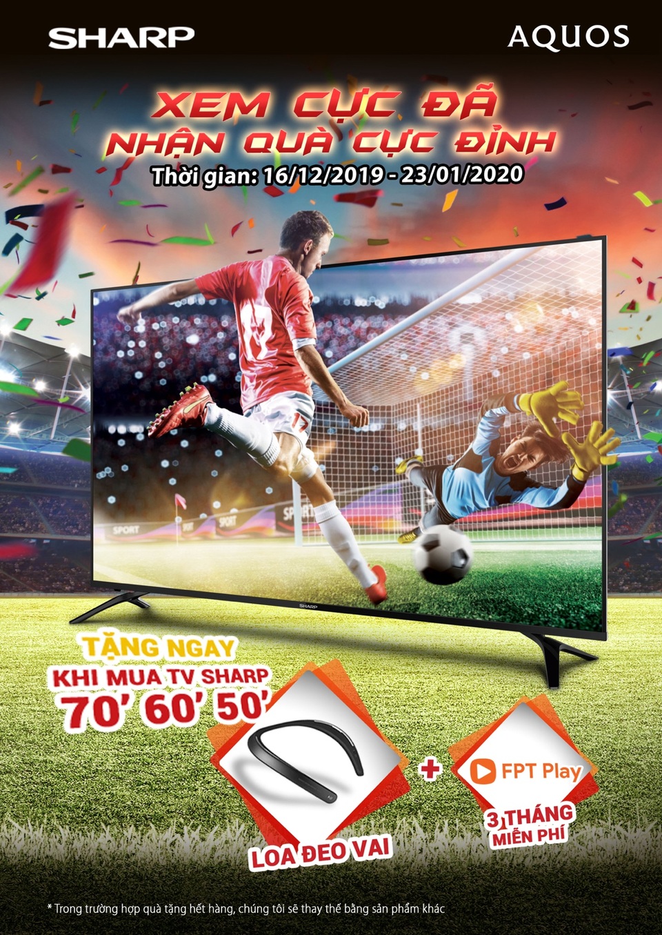 Xem bóng cực đã - Nhận quà cực đỉnh cùng TV Sharp - 1 Xem bóng cực đã - Nhận quà cực đỉnh cùng TV Sharp - 1