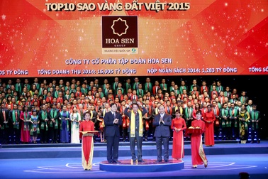 Hoa Sen lập “hat-trick” top 10 thương hiệu Việt Nam
