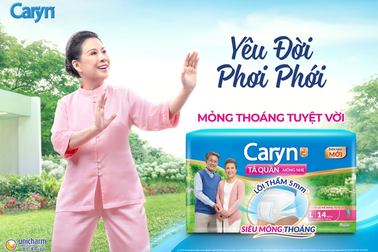 Tã quần Caryn góp phần nâng chất lượng sống người cao tuổi Việt Nam