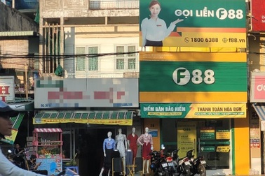 Công an đồng loạt kiểm tra các điểm kinh doanh F88 tại Long An