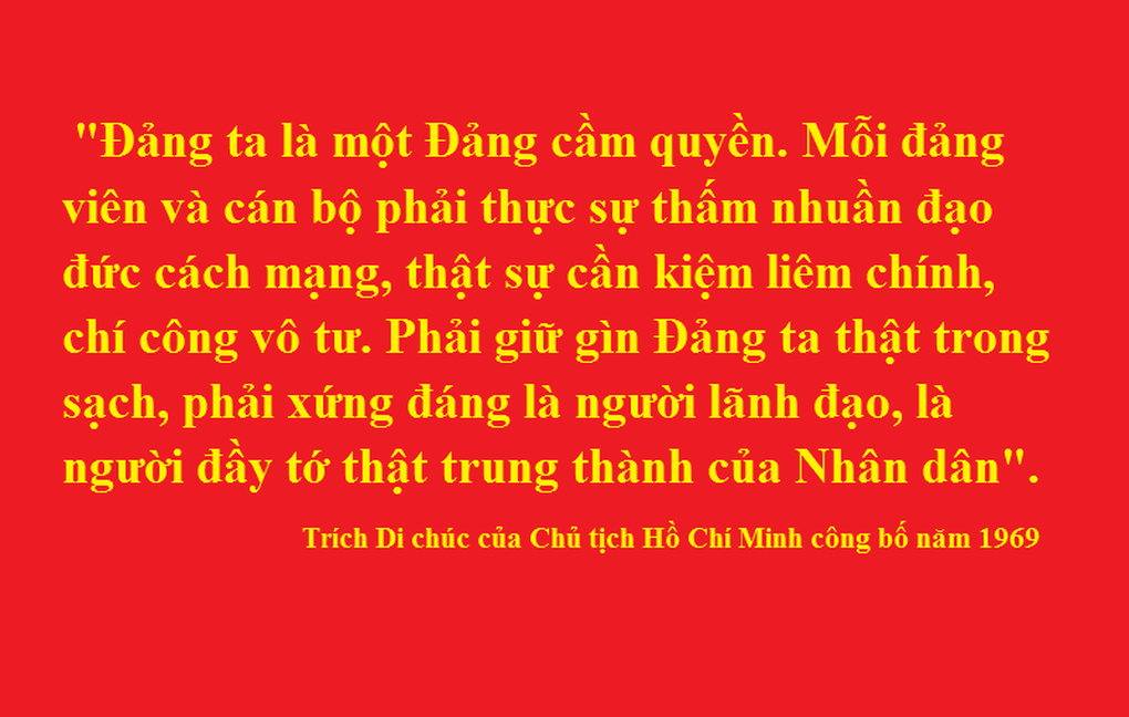 Đảng ta là một Đảng cầm quyền! - 1