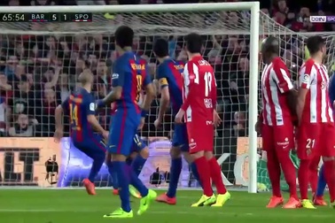 Barcelona 6-1 Gijon: Messi, Neymar, Suarez cùng lập công