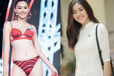 Á hậu Miss World Việt Nam từng là hot girl trường Phan Đình Phùng