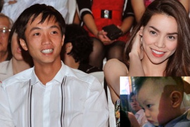 Con trai Hồ Ngọc Hà - Quốc Cường lộ diện? 