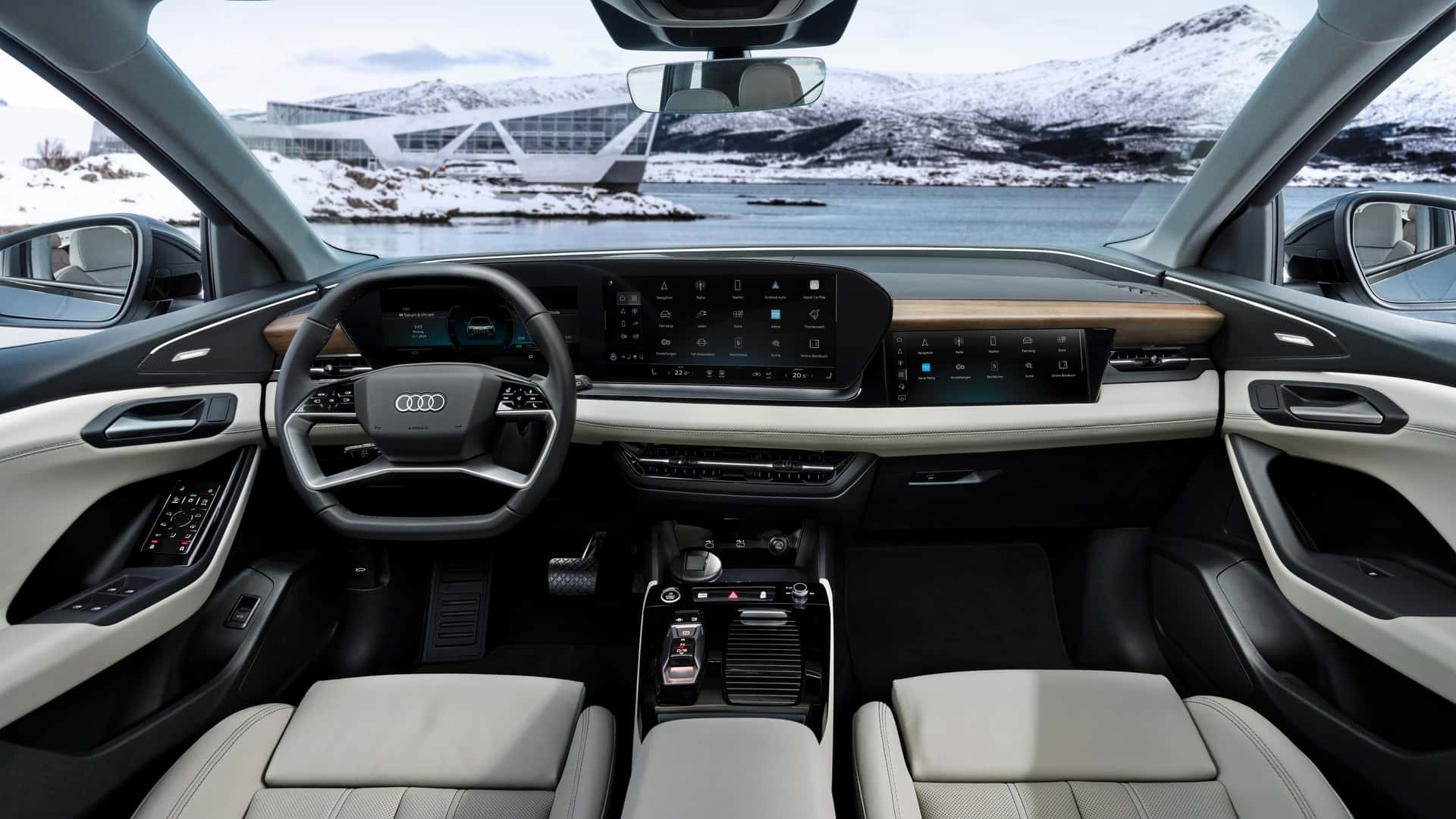 View - Audi Q6 E-Tron 2025 ra mắt cùng bản tính năng vận hành cao SQ6 E-Tron | Báo Dân trí