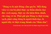 "Đảng ta là một Đảng cầm quyền"!