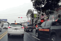 Quyết dừng chờ hết đèn đỏ, ô tô không nhường đường cho xe ưu tiên