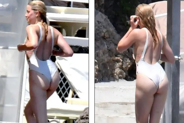 Amber Heard khoe da mịn, dáng thon