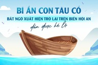 Bí ẩn con tàu cổ bất ngờ xuất hiện trở lại trên biển Hội An dần được hé lộ