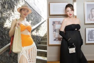 Minh Hằng vẫn diện váy áo cắt xẻ gợi cảm trong suốt thai kỳ