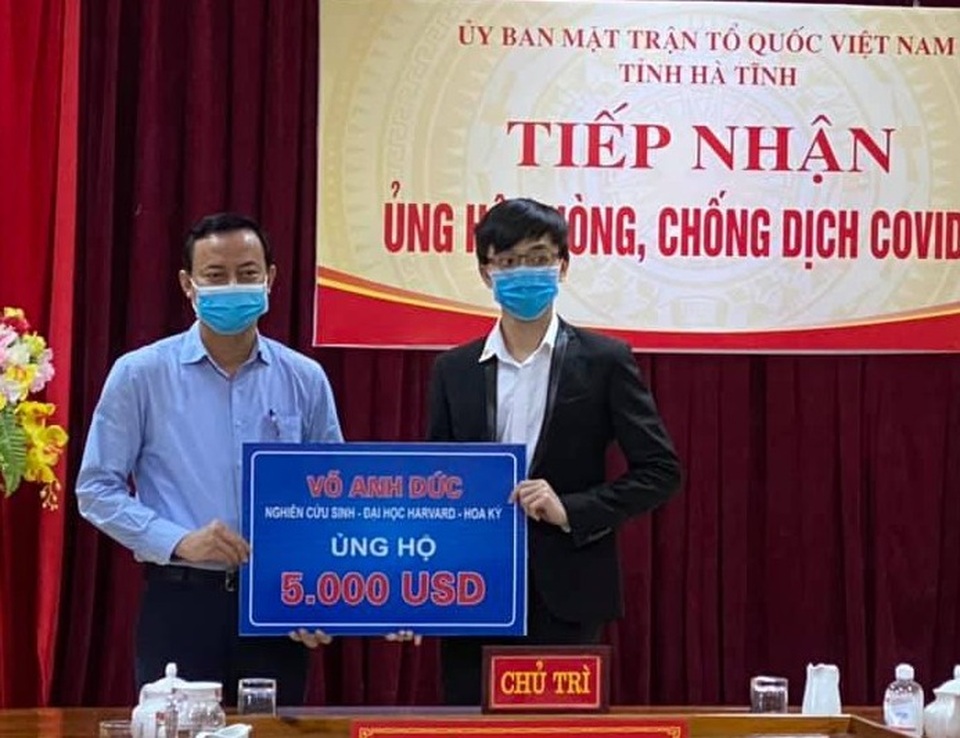 Cựu HCV Olympic Toán Quốc tế ủng hộ 5.000 USD chống dịch Covid-19 - 1 Cựu HCV Olympic Toán Quốc tế ủng hộ 5.000 USD chống dịch Covid-19 - 1