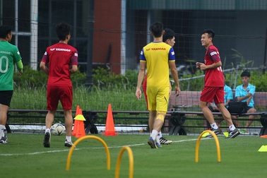 Trận đấu nội bộ giữa đội tuyển Việt Nam và U22 được giữ kín kết quả