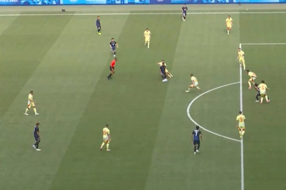 日本に大勝、スペインはオリンピック準決勝でモロッコと対戦 - 1