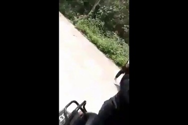 Nữ sinh cấp 3 Can Lộc bị đánh hội đồng (Nguồn Facebook)