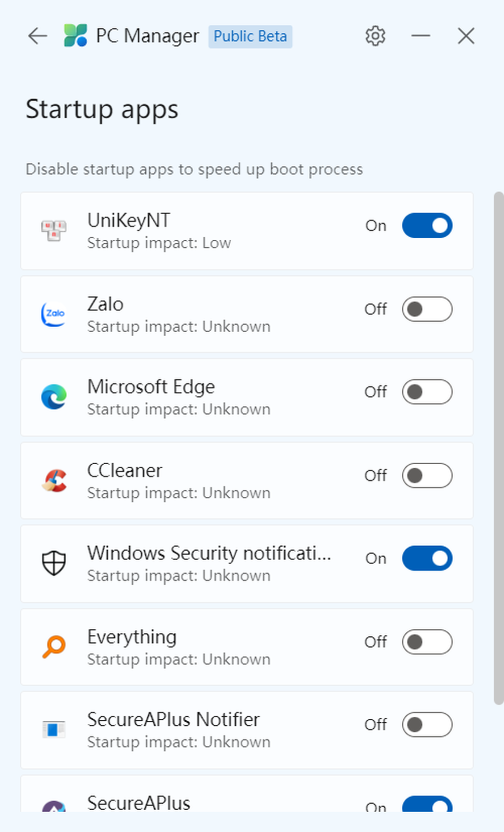 Dùng thử phần mềm tăng tốc Windows do chính Microsoft phát triển - 7 Dùng thử phần mềm tăng tốc Windows do chính Microsoft phát triển - 7